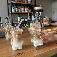 Tasse ours créative Verre à cocktail et à vin pour bar, pub et restaurant pour fêtes et tasses à café pour gobelets à champagne