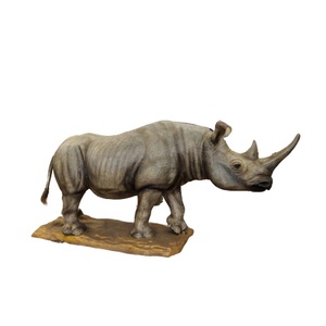 Simulation anti-soleil fait à la main nouveau design animatronique modèle animal mécanique rhinocéros à vendre - Product Image 2