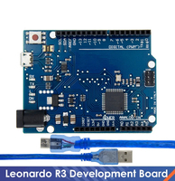 Carte de développement Le-o-nar-do R3 sans logo + câble USB ATMEGA32U4 pour module Arduino HC-05
