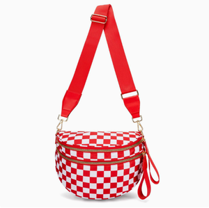 <span class=keywords><strong>Sac</strong></span> <span class=keywords><strong>banane</strong></span> à carreaux pour femme 2026 – <span class=keywords><strong>Sac</strong></span> de taille tendance avec ceinture pour voyage et mode féminine - Product Image 2