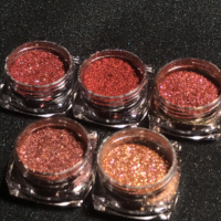 Vegan Beauty Violet Vert Rouge Série Pigments d'oxyde de fer Poudre libre Ombre à paupières métallique Ombre à paupières holographique Pigment pailleté