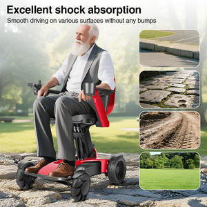 Excelente Silla de Ruedas Eléctrica para Superar Obstáculos y Viajar Cómodamente con Respaldo de Mariposa Autoajustable - Product Image 4