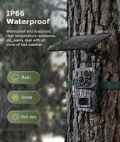 Caméra de chasse GPS 4G ST-HC808 à énergie solaire avec capteur CMOS, détection PIR, vision nocturne IR, vidéo 2K et étanchéité IP66