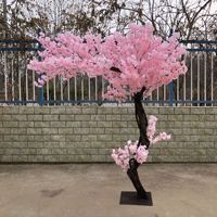 Pohon Sakura Jepang Buatan untuk Dekorasi Pernikahan, Pohon Bunga Sakura Artifisial Besar untuk Dekorasi Luar Ruangan dan Dalam Ruangan