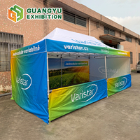 Tente de réception pliable Carpa 3x6 10x30, Tonnelle escamotable 6x3m, Gazebo pliant Carpa Plegable 3x6 50mm pour Salons professionnels et Événements