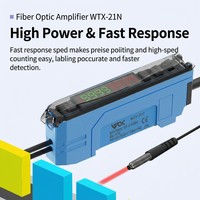 Amplificateur de fibre optique intelligent haute performance WTX-HD10 avec réglage de la sensibilité à un bouton