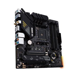 Carte mère ASUS TUF <span class=keywords><strong>GAMING</strong></span> <span class=keywords><strong>B550</strong></span>-PLUS (WI-FI) d'occasion, compatible avec les processeurs AMD Ryzen AM4 de 3e génération, chipset AMD <span class=keywords><strong>B550</strong></span>, format ATX - Product Image 3