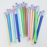 Stylos gel effaçables multicolores Kawaii personnalisés 0.7mm 1.0mm stylos à bille en plastique dessin animé conception gomme créative bureau école