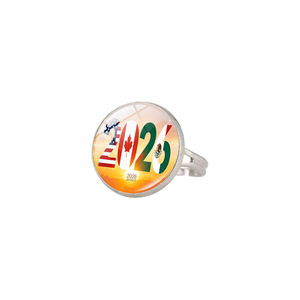 <span class=keywords><strong>2026</strong></span> 월드컵 미국 캐나다 멕시코 여성용 합금 반지 도매 - Product Image 6
