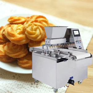 Machine à biscuits au chocolat Extrudeuse Fil Cut Rempli Biscuit Machine <span class=keywords><strong>Sandwich</strong></span> Doux Petit Gâteau À Biscuit Faisant La Machine - Product Image 2