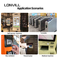 LONVILL Scanner de codes QR à haute intégration, LED blanche, modes de déclenchement multiples, détection automatique, lecture continue, module de scanner de codes-barres