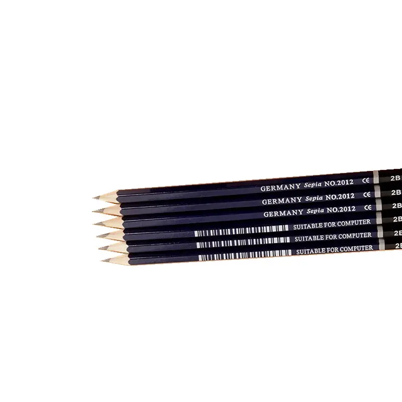 Hochwertiger Custom Logo Graphite 2b Bleistift für Studenten