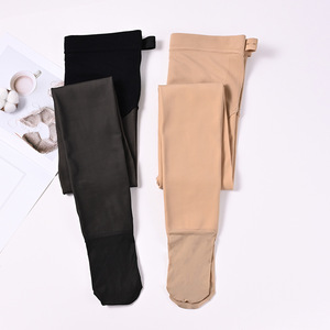<span class=keywords><strong>Collant</strong></span> Premaman Trasparenti Neri Elasticizzati a Vita Alta per Donne in <span class=keywords><strong>Gravidanza</strong></span> - Product Image 3