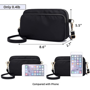 Sac bandoulière léger, petit sac à main décontracté pour voyage et sport, personnalisable avec logo couleur - Product Image 4