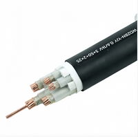 Câble d'alimentation solaire souterrain ZC-YJV 0.6/1kV 4x50mm2 en cuivre XLPE pour connexion au réseau d'énergie renouvelable