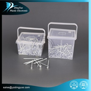 Oem 1-5 gallon rõ ràng Vòng Xô Nhựa Có Nắp Đậy chất lượng tốt tiêm modling vuông <span class=keywords><strong>container</strong></span> thực phẩm 8L - Product Image 6