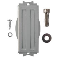 Couvre-culbuteurs hauts en aluminium moulé noir à ailettes pour Chevy SBC 1958-86, fixation par boulons périphériques, pour moteurs 283 305 327 350 400, avec trou de reniflard de 1-1/4 pouce