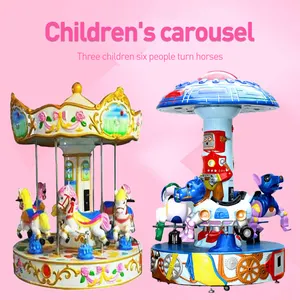 Parc d'attractions extérieur et intérieur enfants, carrousel cheval Machine jeux d'arcade à pièces de monnaie à vendre