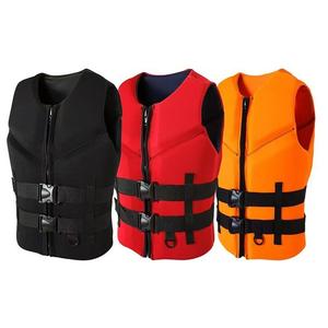 Chaleco salvavidas para adultos con estilo, sólido, rojo, negro, naranja, hebilla ajustable, accesorios duraderos para <span class=keywords><strong>paddle</strong></span> <span class=keywords><strong>surf</strong></span>, chaleco salvavidas de neopreno - Product Image 2