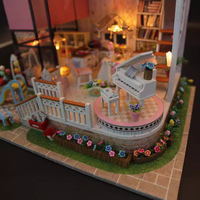 Sweet Words Diy Wood Cottage Assembly Model Ornaments faits à la main Maison de poupée à assembler à partir de 14 ans