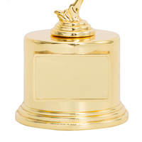 Trofeo Deportivo de Aleación de Zinc Hiperpersonalizado con Impresión UV para Eventos de Caminata/Corrida con Logotipo Personalizado JS40