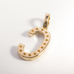 Collar con inicial de oro y diamantes de 10k - Product Image 5