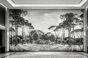 <span class=keywords><strong>Papier</strong></span> <span class=keywords><strong>peint</strong></span> autocollant en vinyle motif arbre, décoration murale pour salon et <span class=keywords><strong>chambre</strong></span>, <span class=keywords><strong>papier</strong></span> <span class=keywords><strong>peint</strong></span> mural vintage forêt d'arbres - Product Image 4