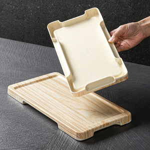 Xiangyuanmei <b>rectangular</b> plates for commercial use in hot <b>pot</b> restaurants, serving dishes, grilled meat and kebab plates, - Product Image 3