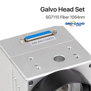 ماسح ضوئي ثلاثي الأبعاد بتركيز تلقائي 10 Galvo ، رأس جلفانو SG7110 لآلة وسم ألياف الليزر