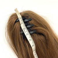 Usine directement fournir pince à griffes Extensions de cheveux humains pince à queue de cheval épaisse dans les extensions de cheveux queue de poney aspect naturel