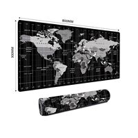 Tapis de souris personnalisé, tapis de souris mignon de dessin animé, tapis de souris XXL, grand tapis de souris en caoutchouc personnalisé imprimé par sublimation, tapis de souris de jeu