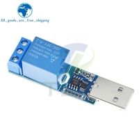 Módulo de relé USB Tipo 2/2 /4 vías, convertidor electrónico TZT, interruptor de Control inteligente USB para Arduino