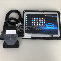 Herramienta de diagnóstico para autos MB Star SD C6 DoIP Multiplexer XENTRY DAS DTS Vediamo EPC WIS de buena calidad + tableta CF33 lista para usar