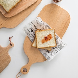 <span class=keywords><strong>Planche</strong></span> à découper ronde écologique en bois <span class=keywords><strong>de</strong></span> <span class=keywords><strong>hêtre</strong></span> avec poignée taille personnalisable blocs à découper en bois servant des aliments - Product Image 4