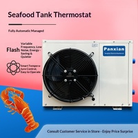 Refroidisseur à fréquence variable commercial à température constante pour l'aquaculture des fruits de mer, aquarium intégré pour poissons