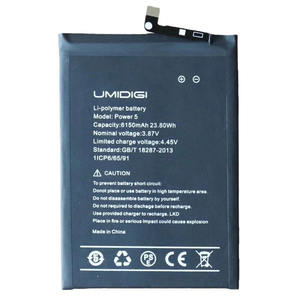 Originale ad alta capacità 5150mAh sostituzione della batteria del telefono cellulare per UMI Umidigi A11 A13S Power 5 batteria del telefono cellulare ricaricabile - Product Image 4
