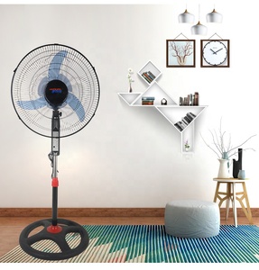 16 de 18 pulgadas jardín al aire libre <span class=keywords><strong>el</strong></span> <span class=keywords><strong>silencio</strong></span> uno teal color ventilador de pie con 4 agujeros redondo base - Product Image 3