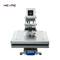 Máquina de Prensa de Calor Eléctrica Heyme, Semiautomática, con Controlador LCD, Certificación CE, Nueva, para Impresión de Camisetas y Prendas, 110V/240V, 1 Año de Garantía