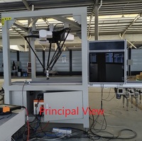 Línea de Empaque Automática Eficiente, Segura e Inteligente con Robot Delta de Alta Velocidad para Cajas, Bolsas, Cartones y Latas de Grado Alimenticio