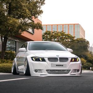 Conjunto de Faros Delanteros Modificados Estilo Fang para BMW Serie 3 E90 2005-2012, Luces LED de Circulación Diurna, Señal de Giro, Lente LED de 12V - Product Image 2