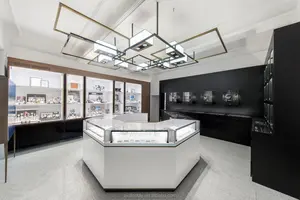 Guangzhou-ZX negozio di gioielli negozio di gioielli di design d'interni decorazione mobili mette in mostra vetrina