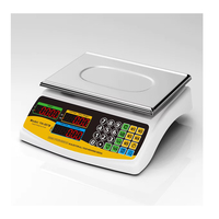 Balance de pesage électronique numérique 30 kg avec écran LED, prix usine, tension intégrée et batterie rechargeable
