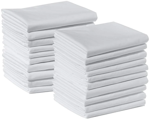 Draps plats d'hôtel en percale de qualité supérieure, tissage uni, mélange <span class=keywords><strong>polycoton</strong></span> CVC 50/50, 200 fils, fabrication chinoise, best-seller - Product Image 3