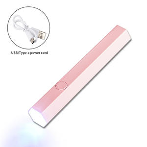 Petite <span class=keywords><strong>lampe</strong></span> à ongles <span class=keywords><strong>UV</strong></span> portable, <span class=keywords><strong>lampe</strong></span> à ongles sans fil rechargeable avec bouton tactile pour un durcissement rapide - Product Image 3