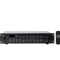 Amplificateur de puissance à tension constante personnalisable à 6 zones, mixeur audio pour sonorisation avec contrôle de volume individuel