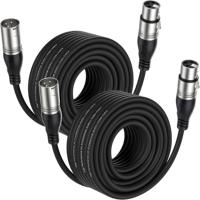 Câble audio XLR mâle vers femelle avec gaine en PVC pour table de mixage et amplificateur de haut-parleur, câble vidéo et audio
