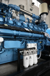 Groupe électrogène conteneurisé à châssis ouvert SHUNTONG 1000kW 1250kVA avec moteur ChongQingCummins KTA50-G3 et démarrage à distance - Product Image 6