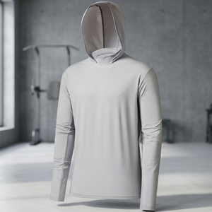 Camisa de Pesca para Hombre UPF 50, Estampada, Manga Larga, Transpirable, Spandex, Poliéster 180G, Protección Solar para Exteriores, Secado Rápido, Ropa Deportiva - Product Image 3