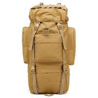 Sac à dos tactique avec cadre métallique, imperméable, camouflage, fermeture éclair antivol, USB et panneau solaire, grande capacité, sac à dos d'extérieur