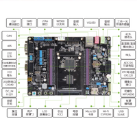 YE Kit ARM Cortex-M3 Development Board STM32 Learning Kit untuk sistem tertanam Bossy V 2